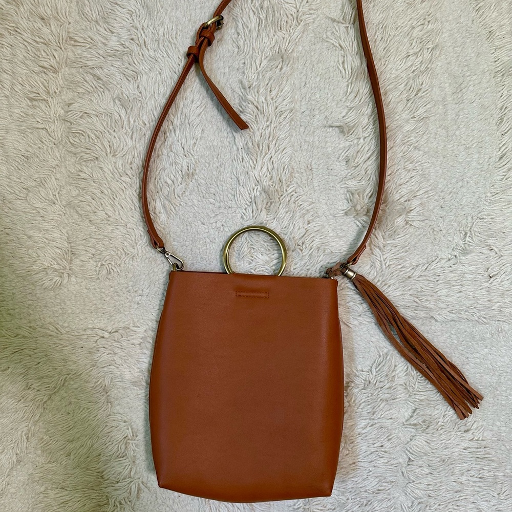 Madewell Tan Crossbody Bag Minimalist Design